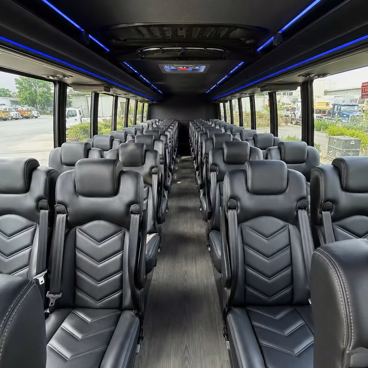 30 passenger minibus interior
