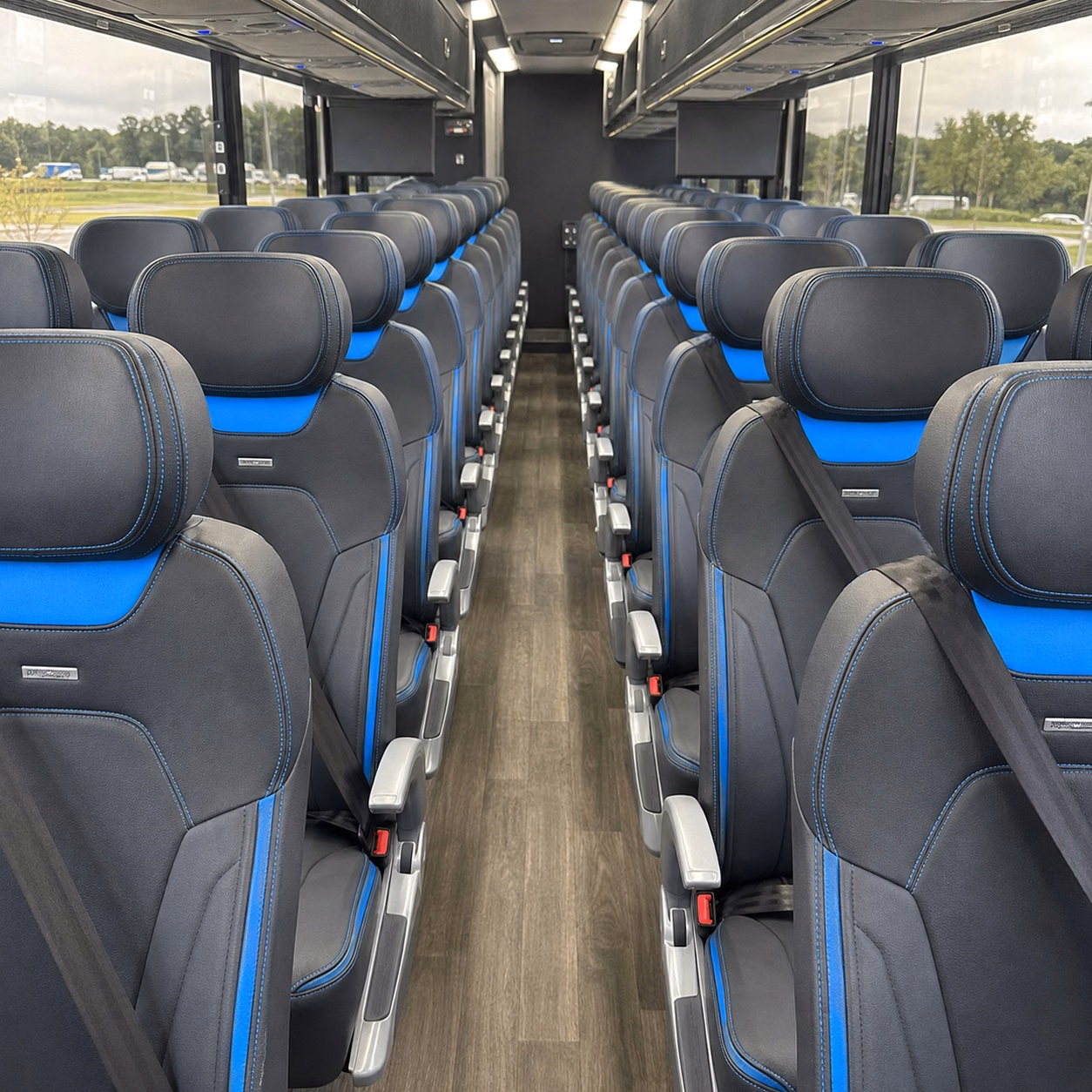 murfreesboro charter bus interior