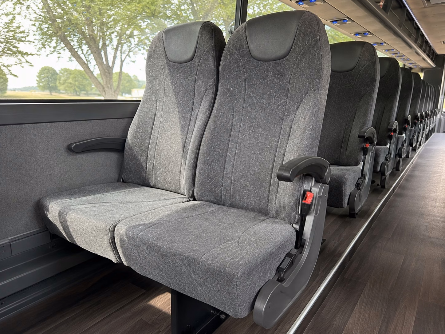 murfreesboro charter bus rental inside