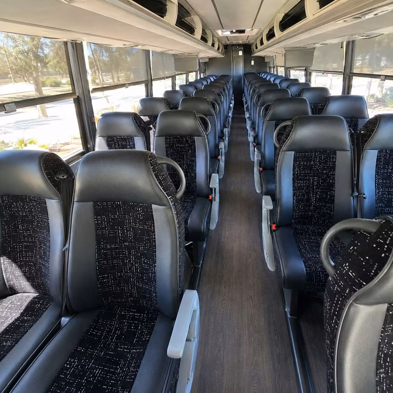 murfreesboro charter bus rental interior